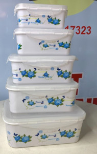 Flower design storage box