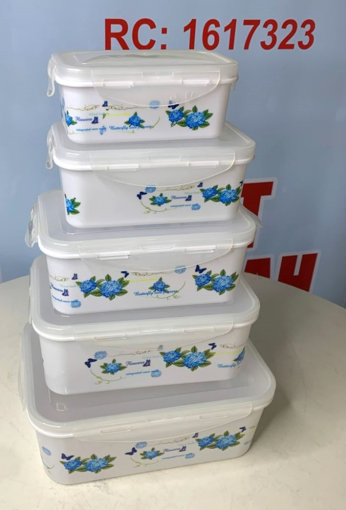 Flower design storage box