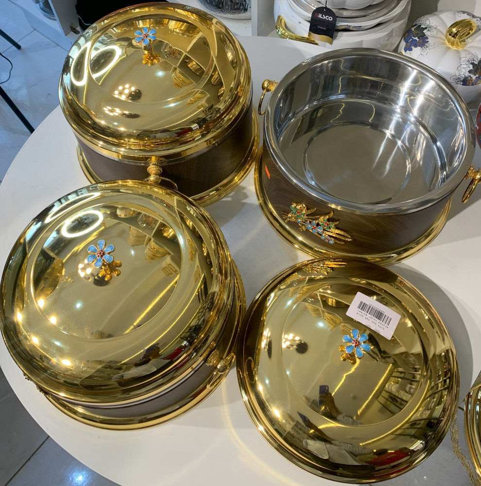 GOLD PLATED COVER WARMER