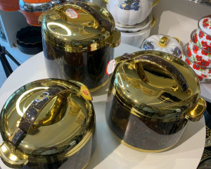 GOLDEN FIRE FLOWER DESIGN WARMER