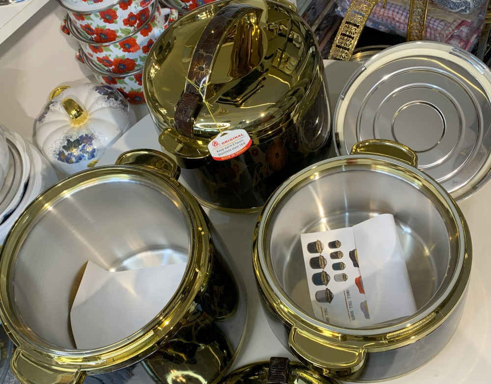 GOLDEN FIRE FLOWER DESIGN WARMER