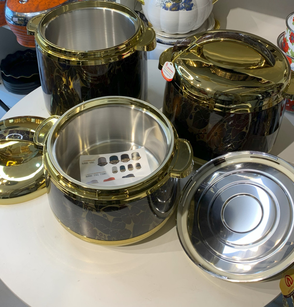 GOLDEN FIRE FLOWER DESIGN WARMER