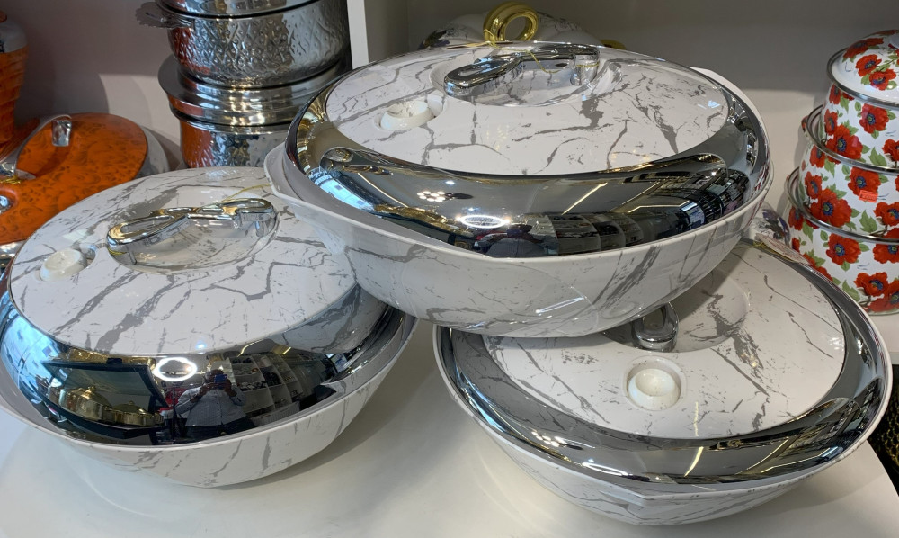 GOLDEN FIRE GREY VEINING WARMER