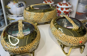 GOLDEN FIRE WARMER LEOPARD SKIN