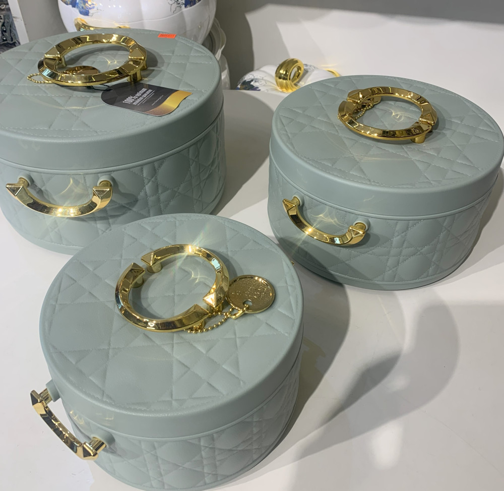 FOREVER GOLD GREEN PATENT FOOD WARMER