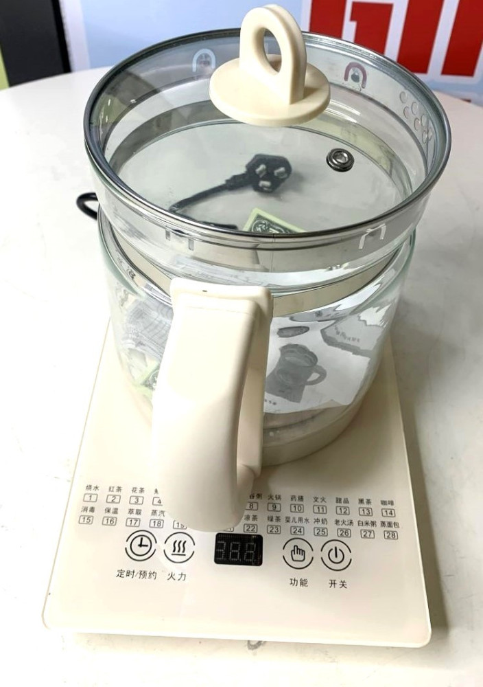 1.8 liters Glass electric health pot kettle