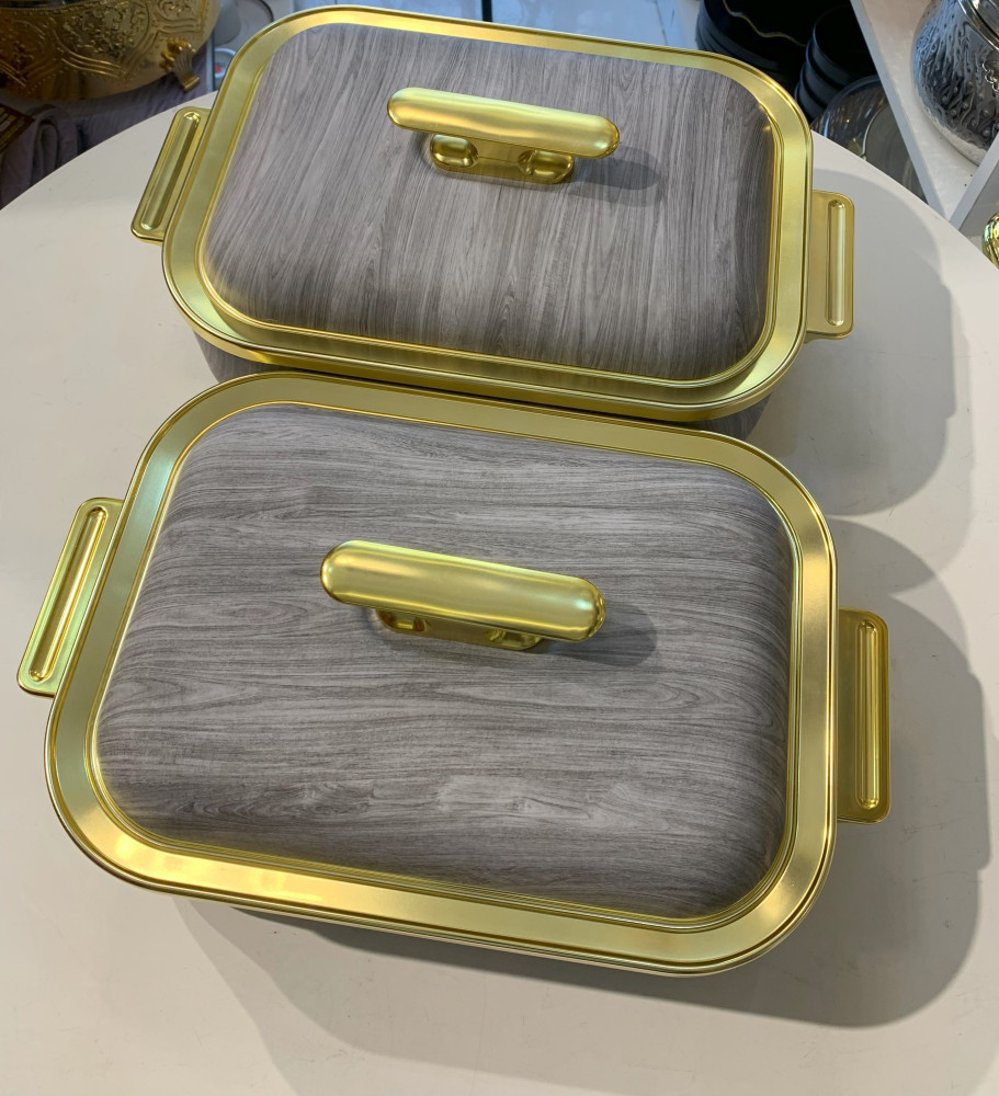 RECTANGULAR ASH FOOD WARMER